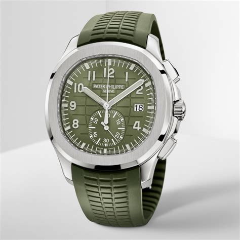 patek philippe aquanaut khaki green mens watch 5968g-010|Patek Philippe Aquanaut 5968G.